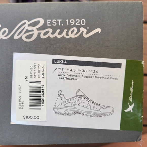 Hiking Shoes--Brown and Pink Size 7 - Picture 8 of 11